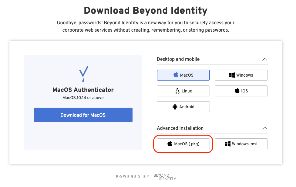 Download step screenshot